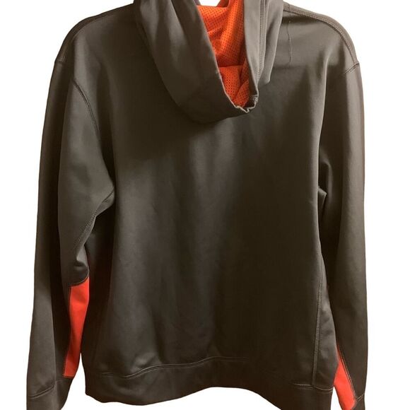 Nike Therma Dri Fit Men’s Swoosh Pullover Training Black Gray Hoodie Size M - Picture 2 of 4